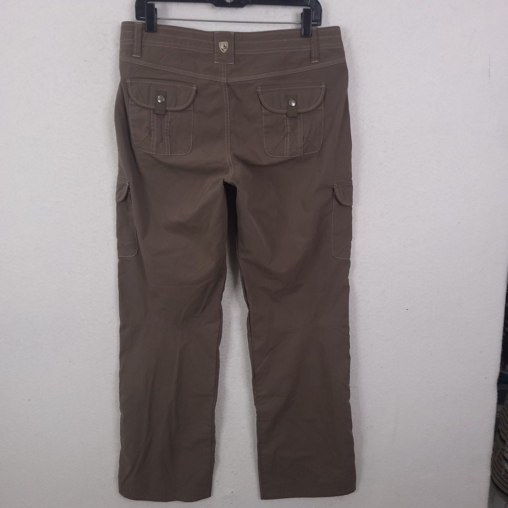 Kuhl Cargo Pants Womens 34 Brown Hiking Outdoor Utility Straight Leg Gorpcore - Picture 3 of 16